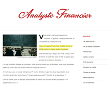 Tablet Screenshot of analystefinancier.fr